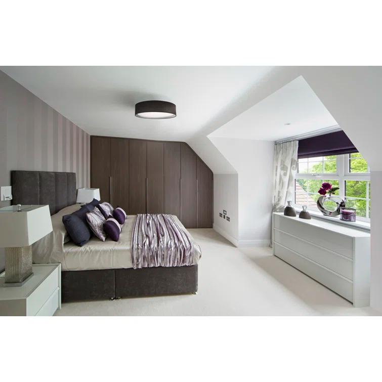 Kuzco Lighting Dalton Fabric LED Flush Mount