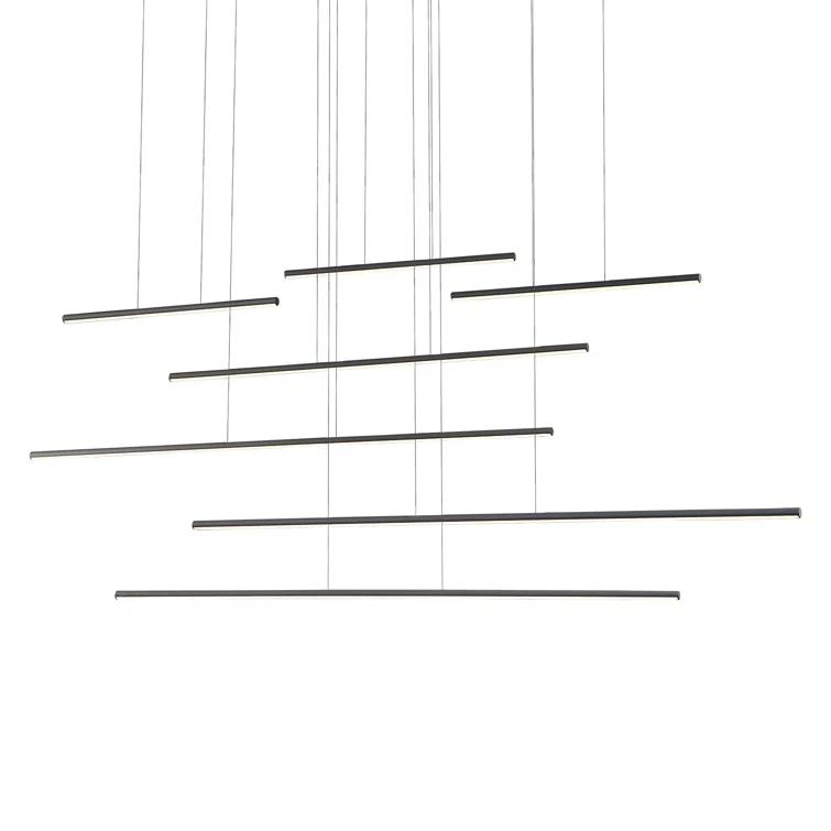 Kuzco Lighting Chute Motion 7 - Light LED Kitchen Island Pendant