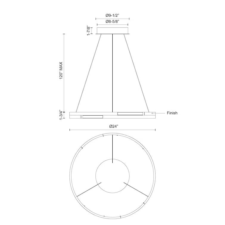 Anello Minor 1 - Light LED Unique/Statement Pendant