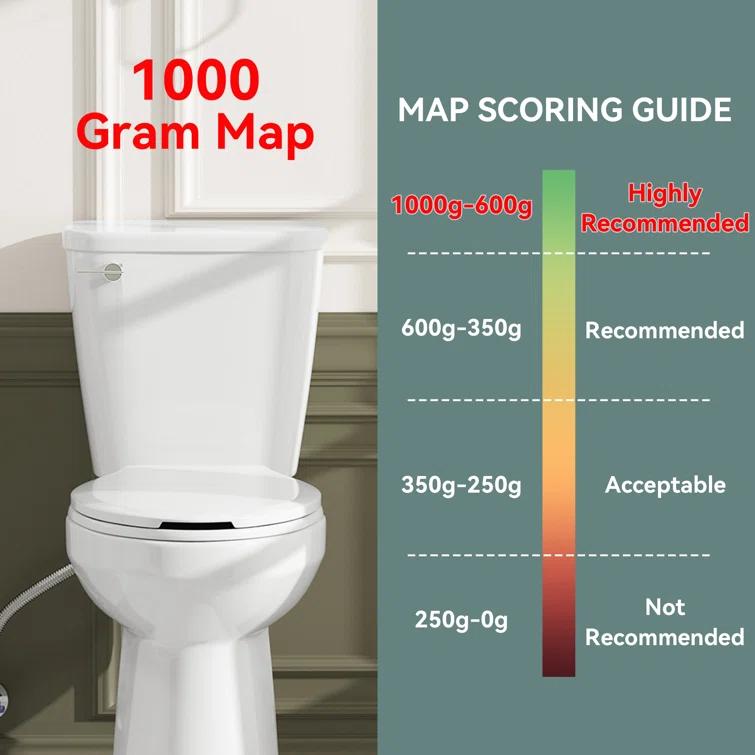 Traditional 21-inch Height Extra Tall Toilet for Bathrooms, Elongated Toilet Seat