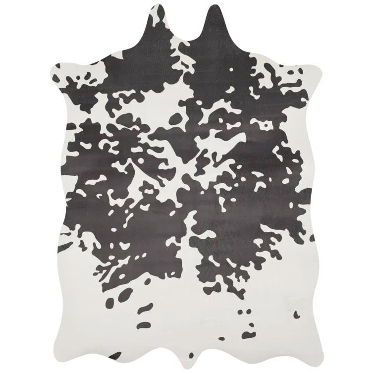 Faux Hide Animal Print Indoor Rug
