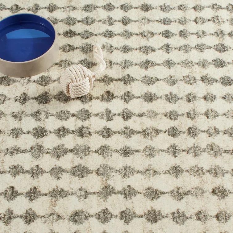 Dash and Albert Rugs Izzy Grey Machine Washable Rug