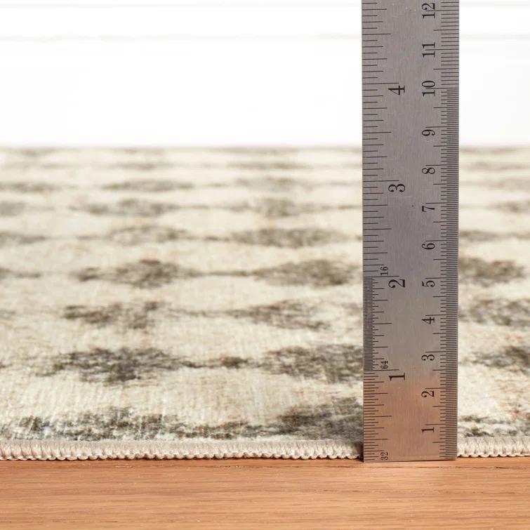 Dash and Albert Rugs Izzy Grey Machine Washable Rug