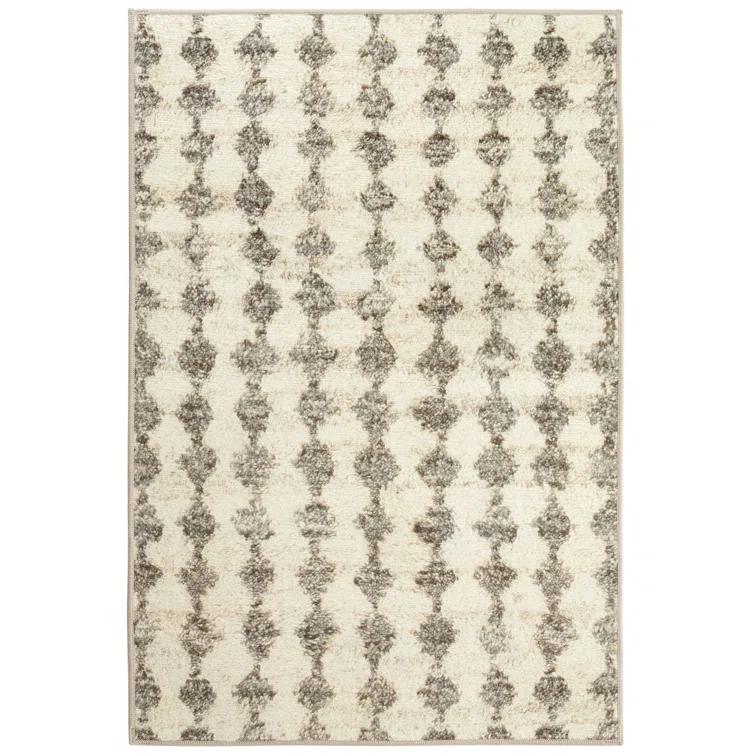 Dash and Albert Rugs Izzy Grey Machine Washable Rug