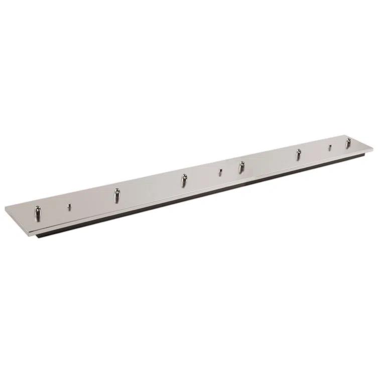 Brushed Nickel 41'' Multi-Port Linear Canopy with LED and Incandescent Compatibility