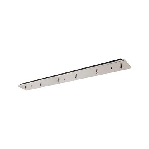 Brushed Nickel 41'' Multi-Port Linear Canopy with LED and Incandescent Compatibility