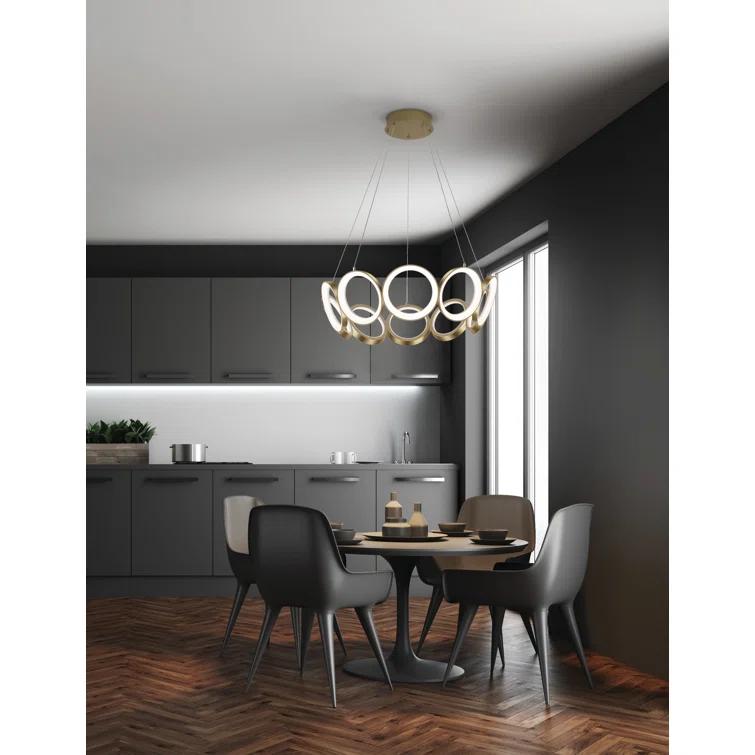 Kuzco Lighting Oros 10 - Light Dimmable LED Classic / Traditional Chandelier