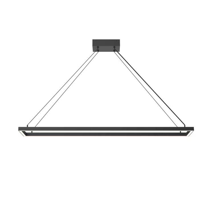 Piazza Dimmable LED Square / Rectangle Chandelier