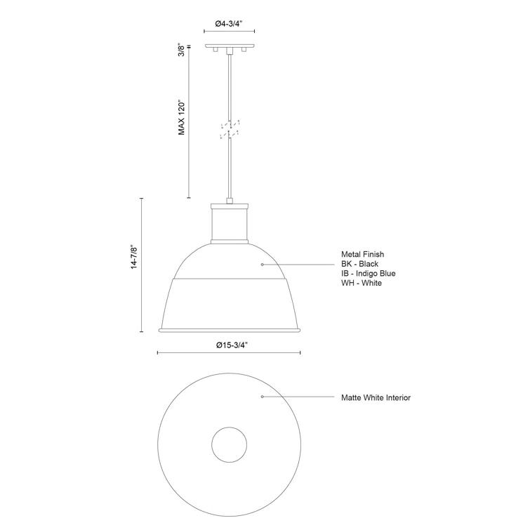 Irving 1 - Light Single Pendant
