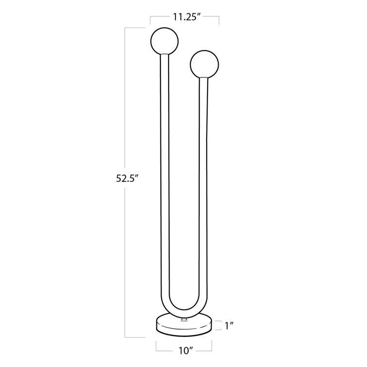 Happy Floor Lamp by Regina Andrew - Polished Nickel