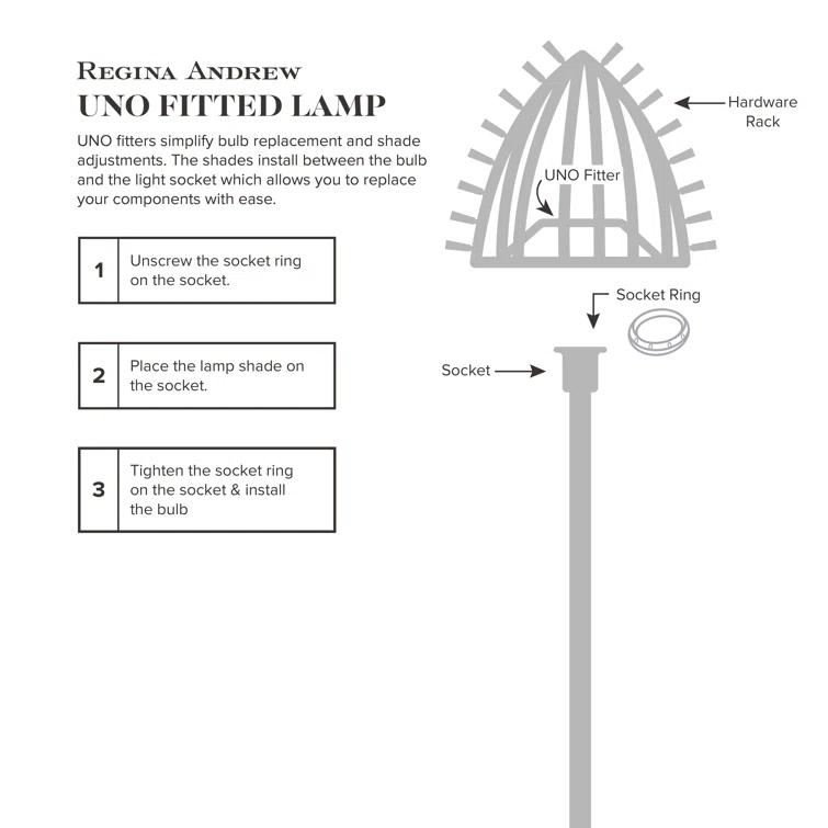 Regina Andrew Josephine Feather Table Lamp