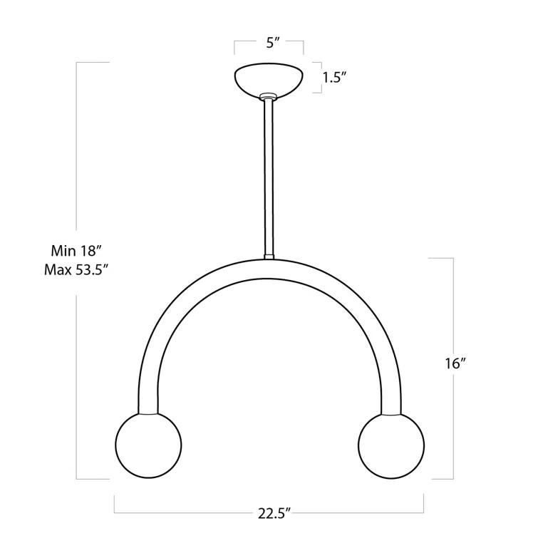 Happy Pendant Light by Regina Andrew - Oil Rubbed Bronze / Small