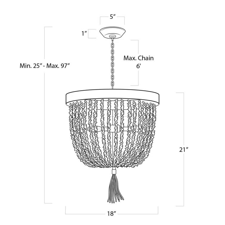 Milos Chandelier by Regina Andrew