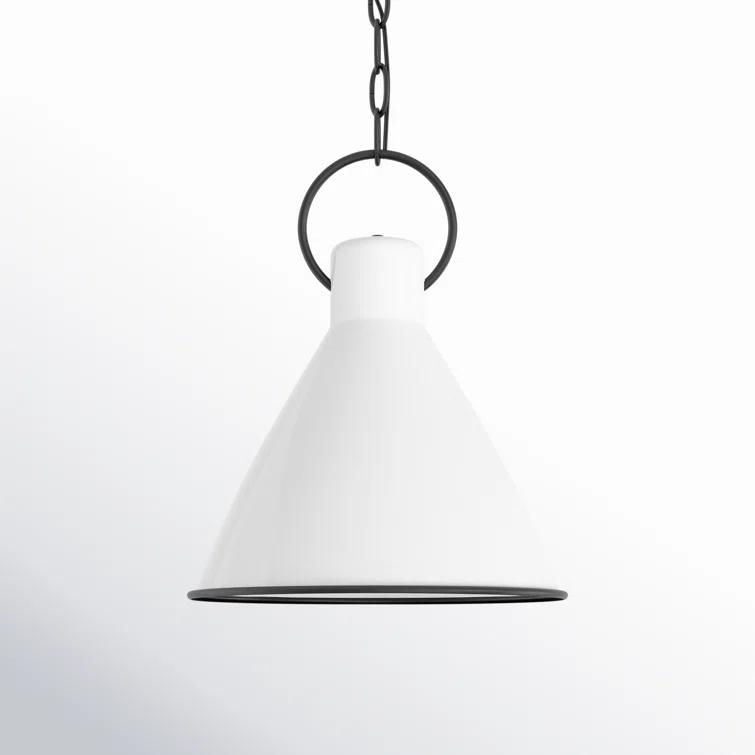Whatley Pendant Light - White / 18"Dia