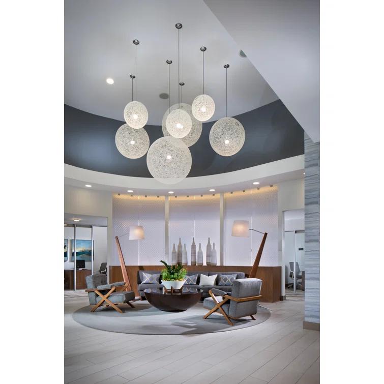 Silva Dark Stained Walnut Floor Lamp with Linen Shade