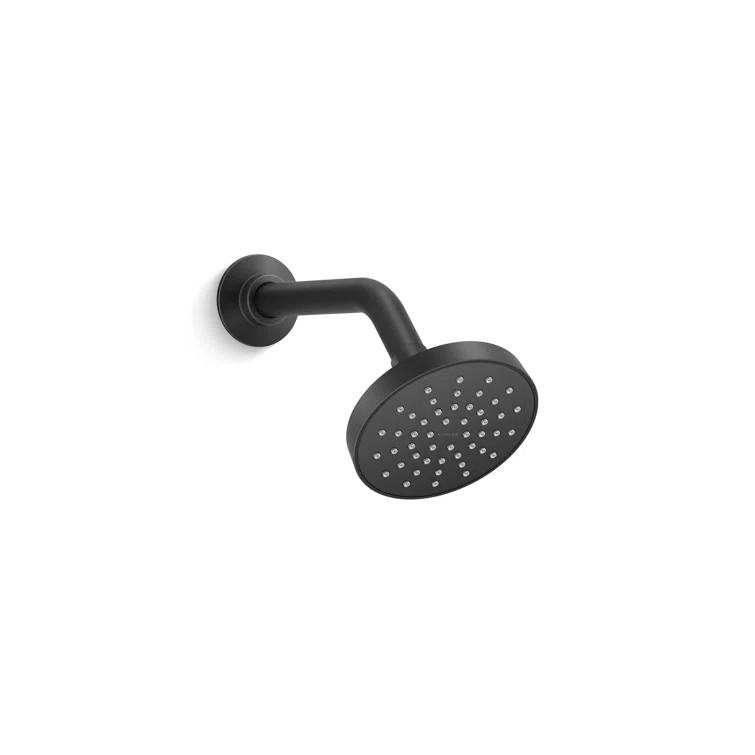 Kohler Purist 2.5 Gpm Multifunction Wall Mount Showerhead, Three Spray Settings, 5.5" High Pressure Spray Head