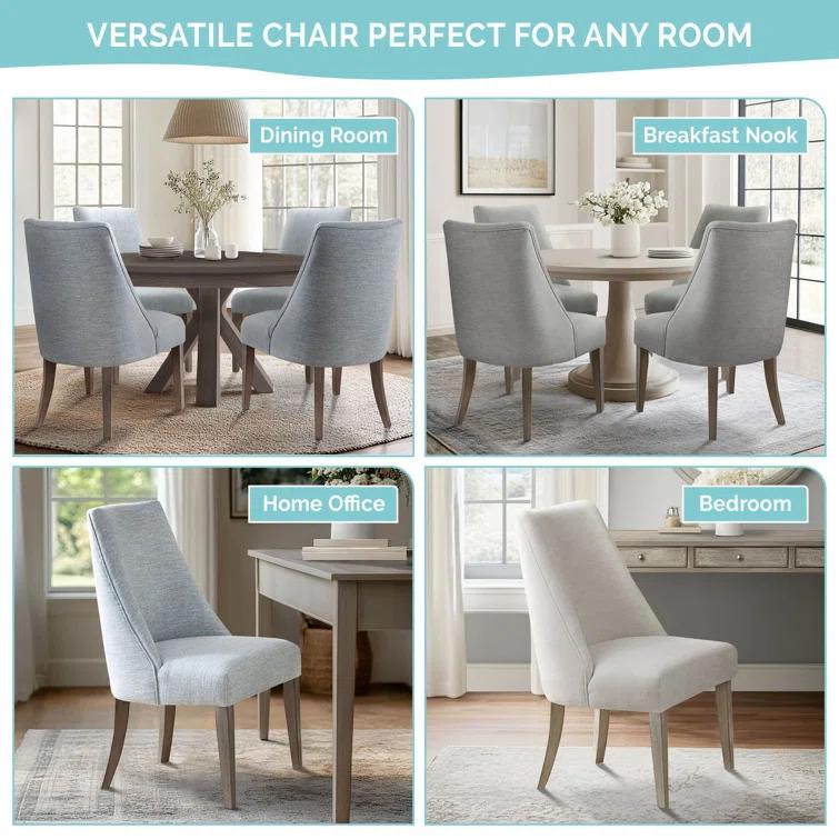 Martha Stewart Winfield Upholstered Dining Chairs