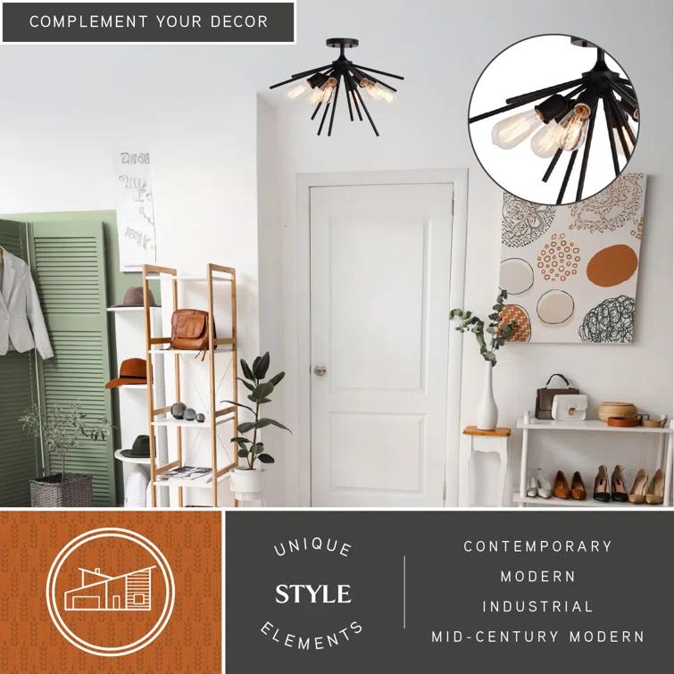 Eya Semi Flush Mount