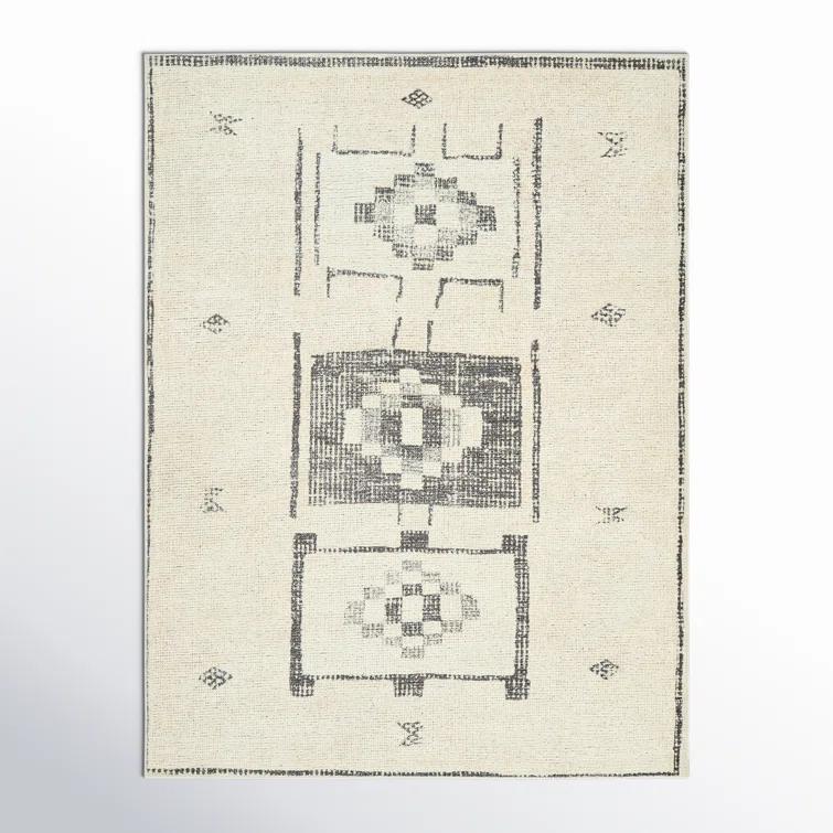 Becki Owens x Surya Solana Vintage Charcoal/Beige Area Rug