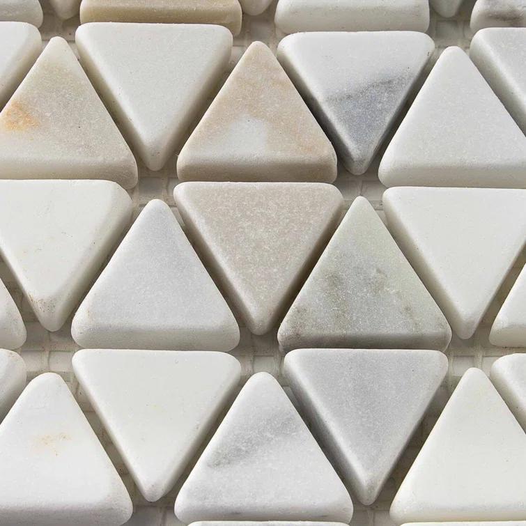 Calacatta Marble Honeycomb Mosaic Wall Tile