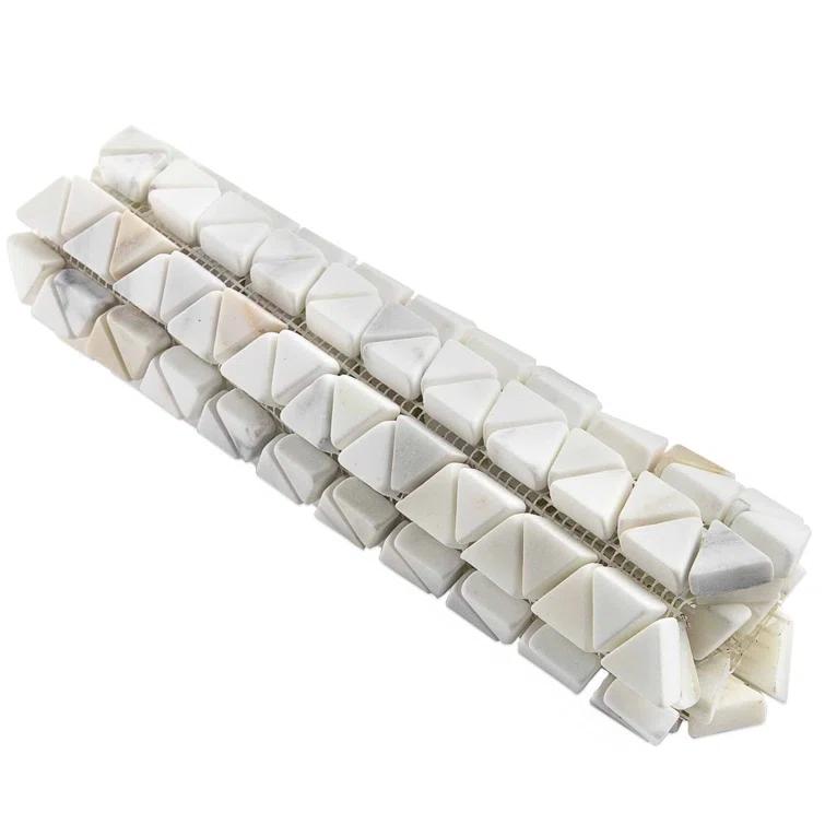 Calacatta Marble Honeycomb Mosaic Wall Tile