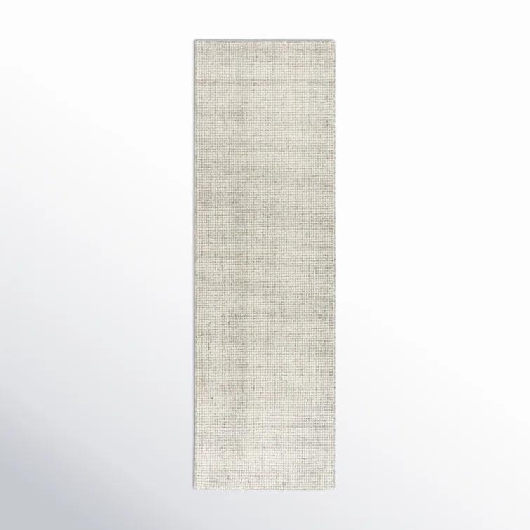 Debra Handmade Tufted Wool Area Rug in Ivory