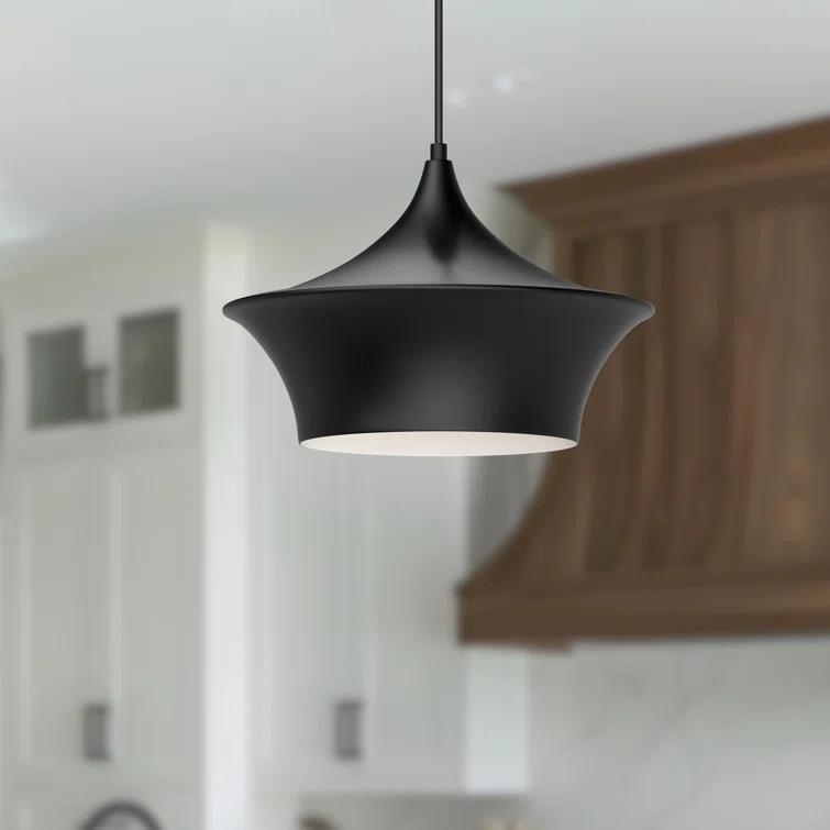 Alexia Single Light Metal Pendant