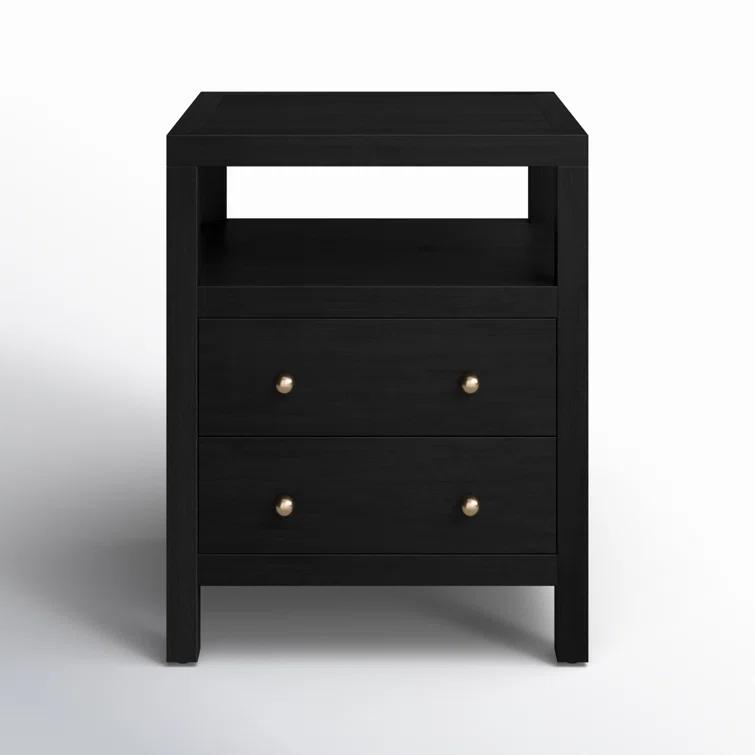 Nora 2-Drawer Wide Nightstand