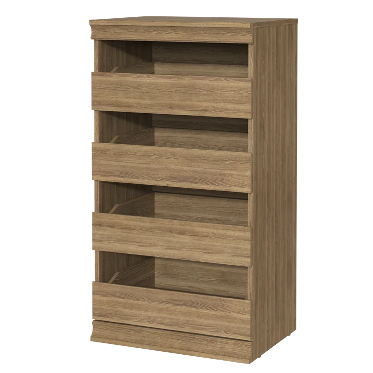 Modular Storage 21.38" W Drawer Unit with 4 Drawers