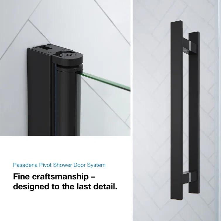 OVE Decors Pasadena 28 To 29 3/8 In. W X 72 In. H Alcove Frameless Pivot Shower Door , 2025
