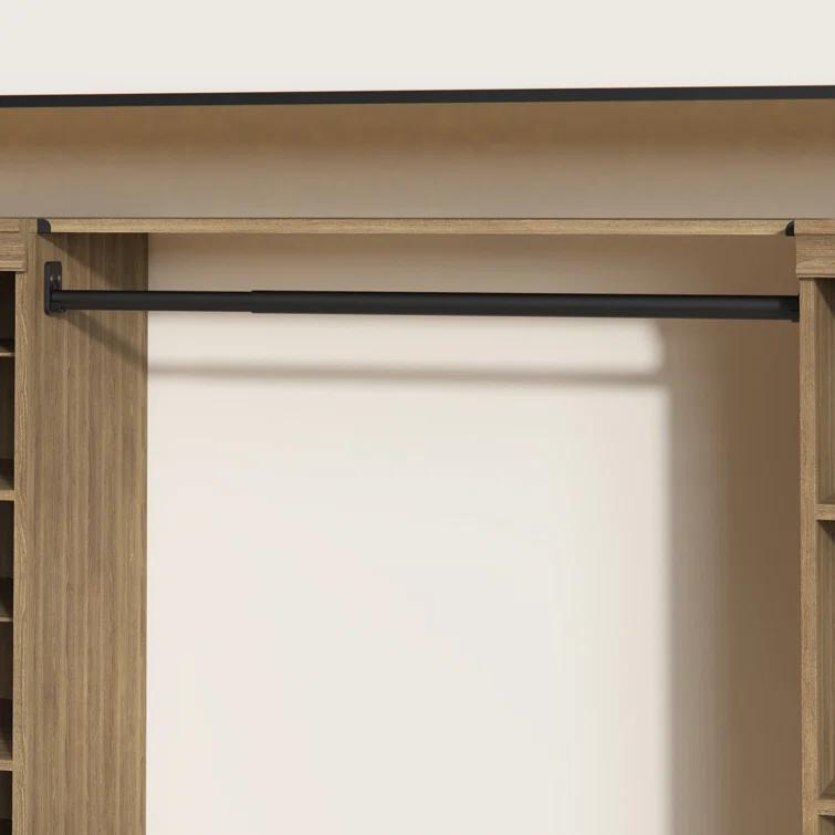 Modular Storage 36.02" W Shelf & Closet Rod