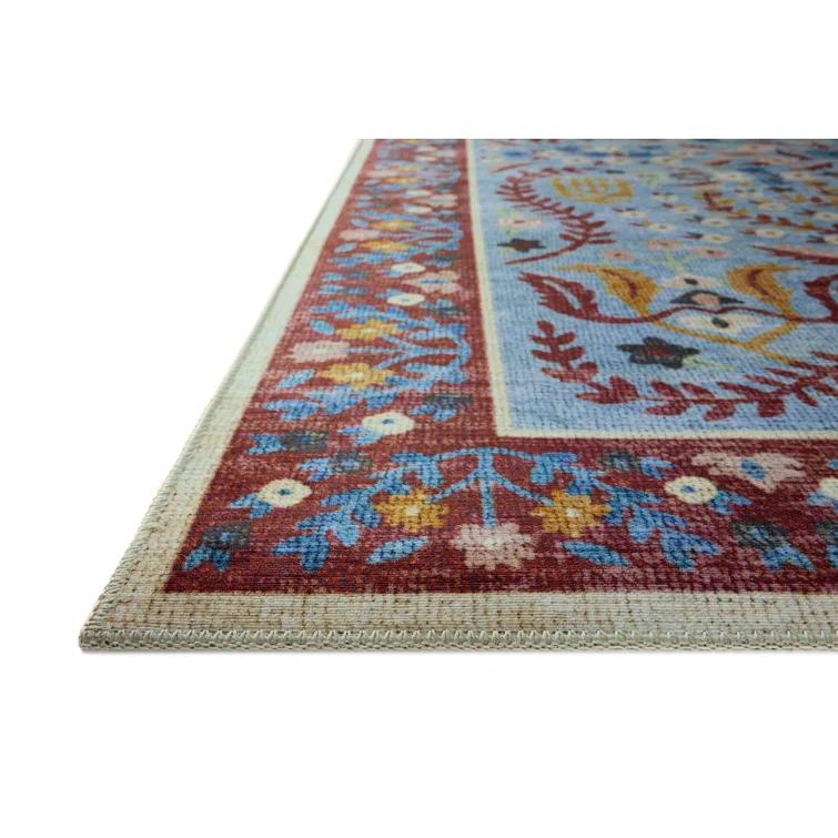 Rifle Paper Co. x Loloi Canopy Red / Blue Area Rug