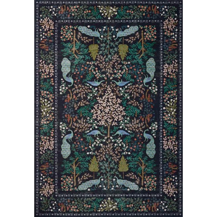 Rifle Paper Co. x Loloi Canopy Charcoal Area Rug