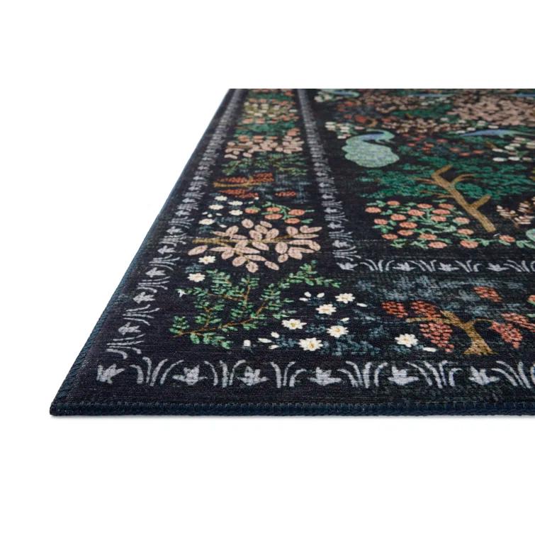 Rifle Paper Co. x Loloi Canopy Charcoal Area Rug