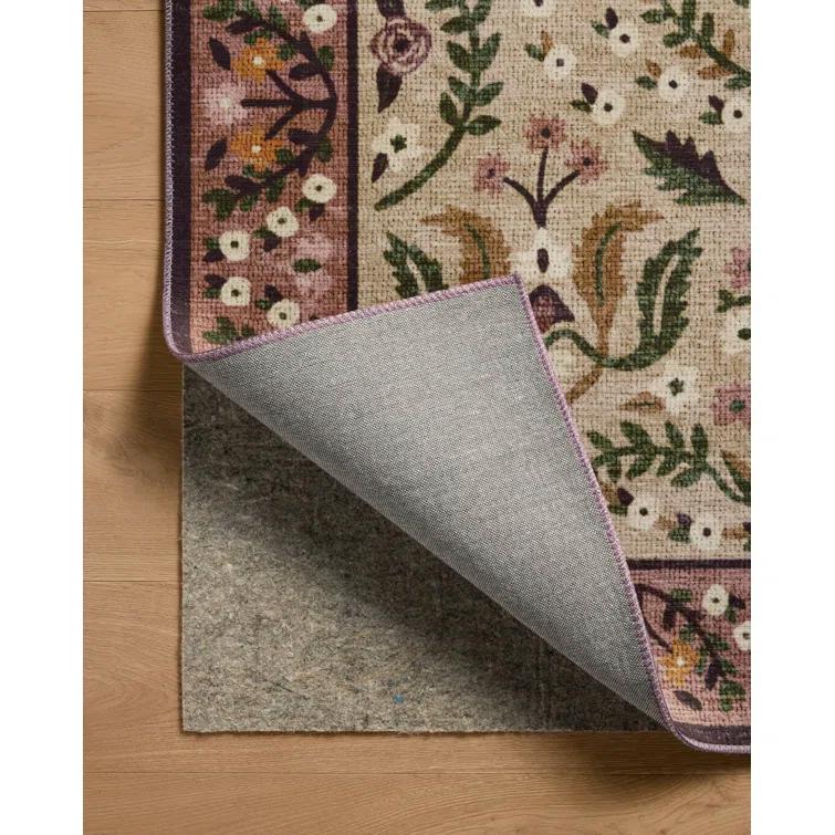 Rifle Paper Co. x Loloi Canopy Aubergine Area Rug