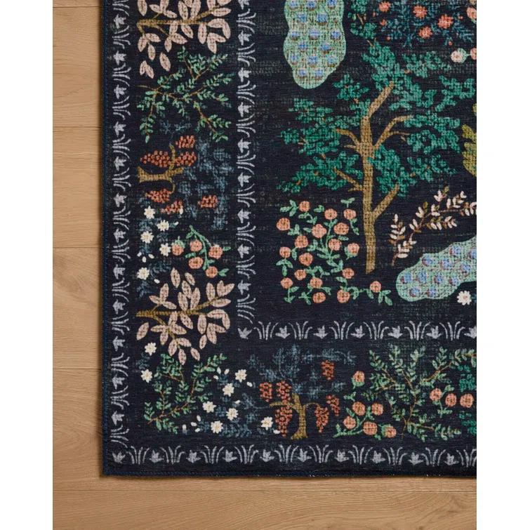 Rifle Paper Co. x Loloi Canopy Charcoal Area Rug