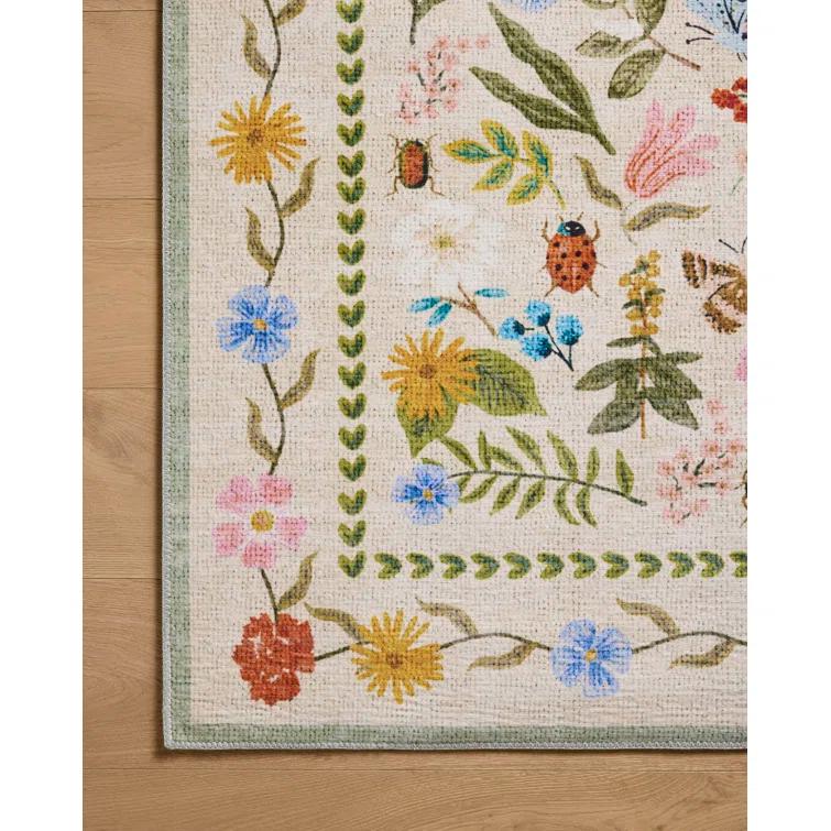 Rifle Paper Co. x Loloi Canopy Cream Area Rug