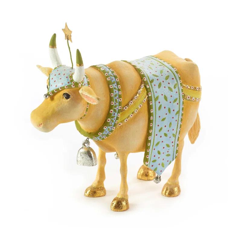 MacKenzie-Childs Patience Brewster Nativity Manger Cow Figure