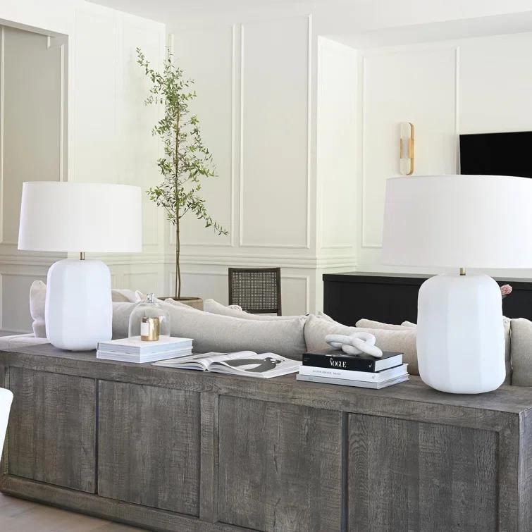 Frio Table Lamp by Arteriors - White