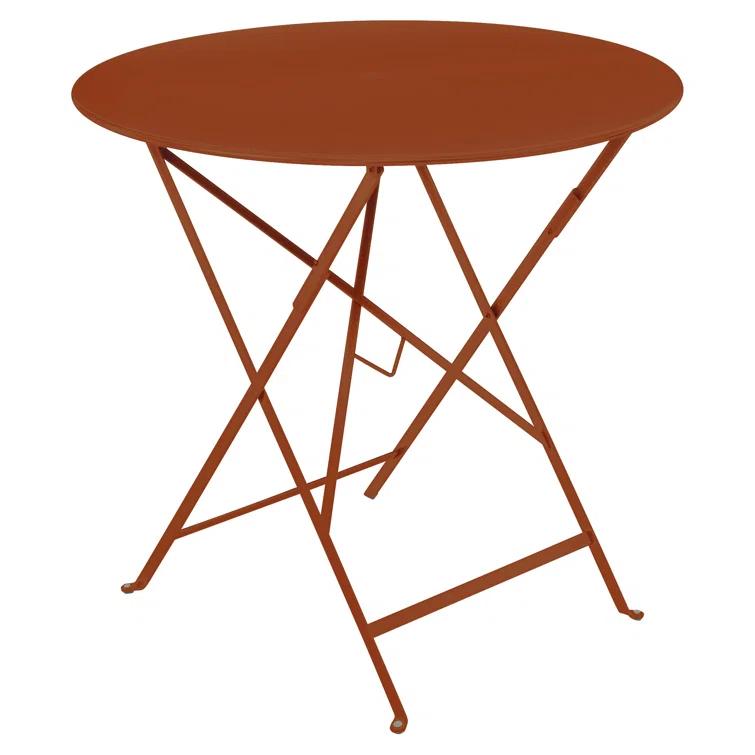 Bistro Round Metal Outdoor Folding Bistro Table
