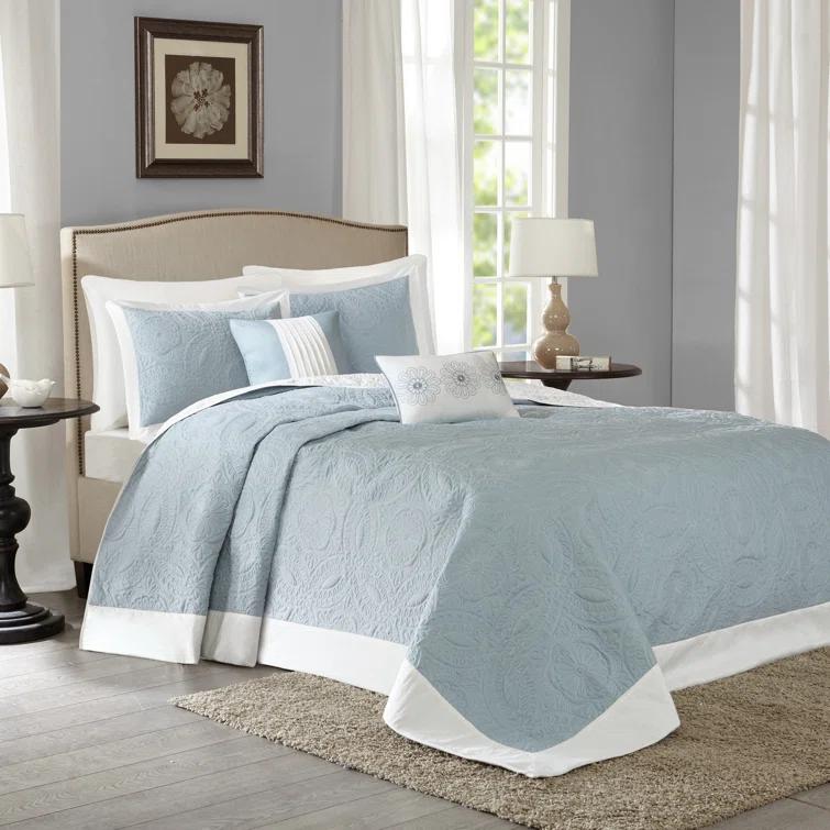 Madison Park 5 Piece Reversible Bedspread Set