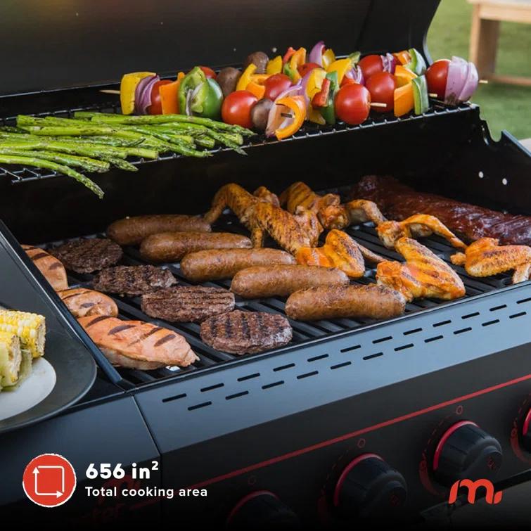 Megamaster 5 - Burner Liquid Propane Gas Grill