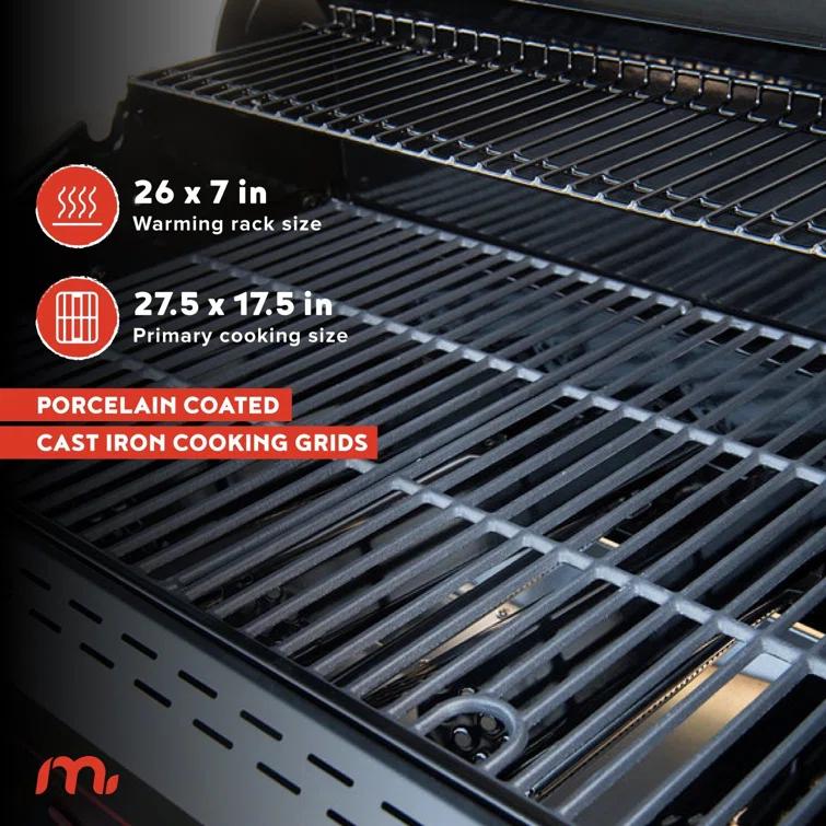 Megamaster 5 - Burner Liquid Propane Gas Grill