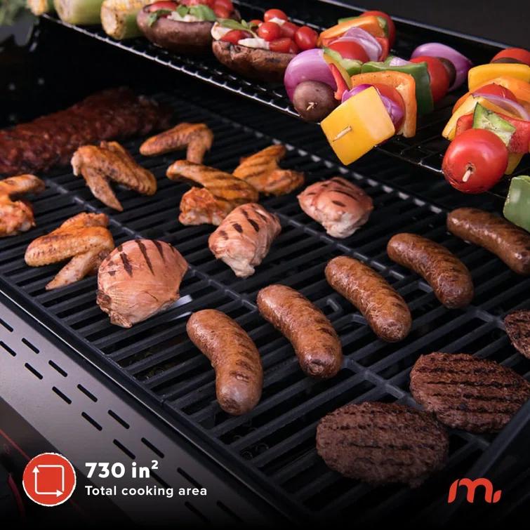 Megamaster 6 - Burner Freestanding Liquid Propane Gas Grill