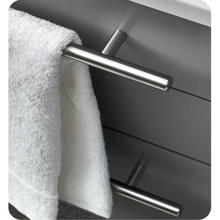 Lucera 24" Wall Mount Modern Single Sink Bathroom Vanity with Top and Undermount Sink