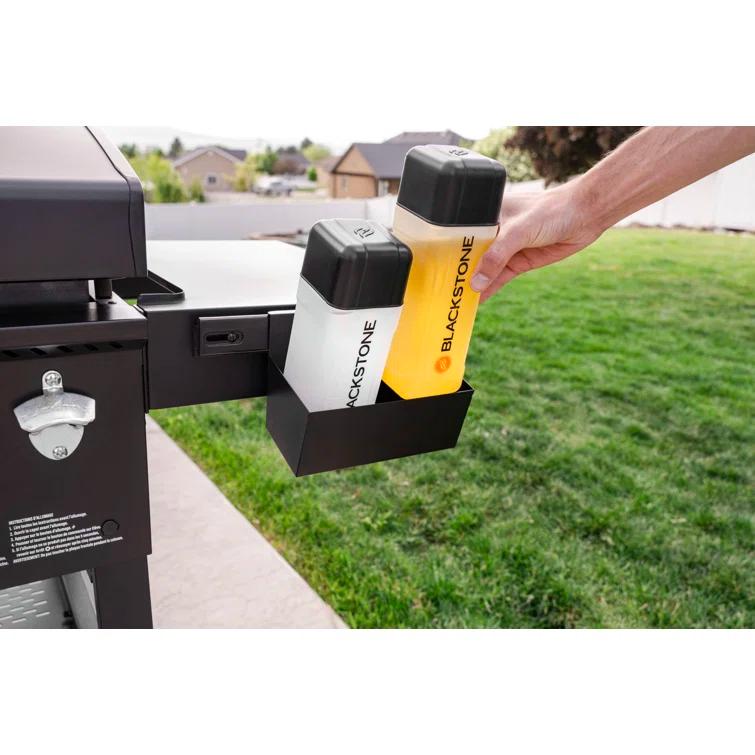 Blackstone 4-Burner 36" Omnivore Griddle with Hood and Extendable Side Shelves