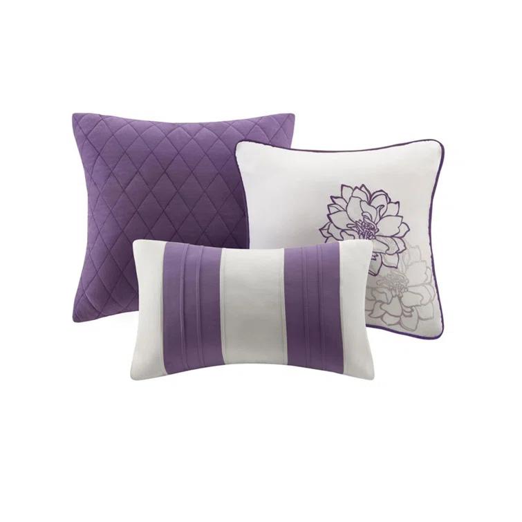 Madison Park Lola 7 Piece Floral Cotton Comforter Set