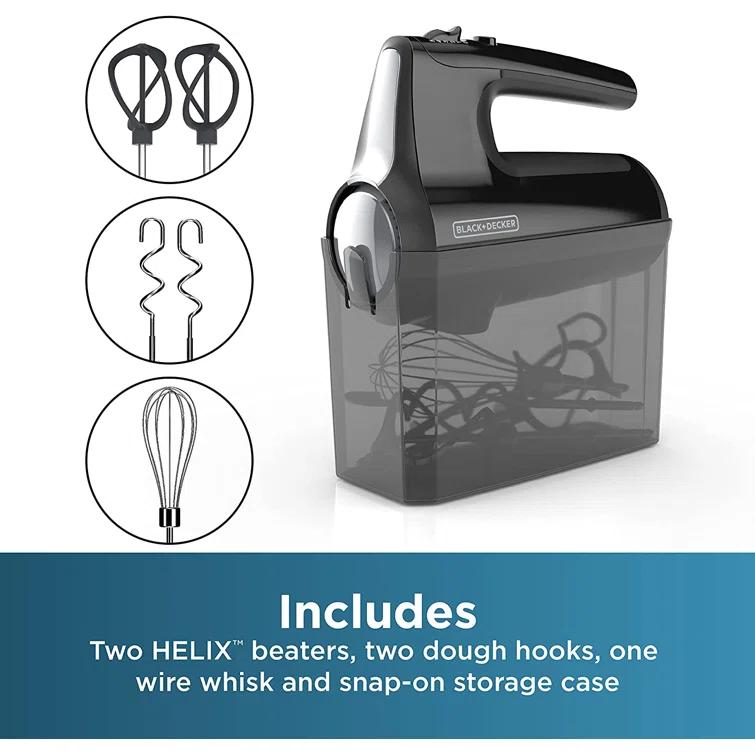 BLACK+DECKER 5 Speed Hand Mixer