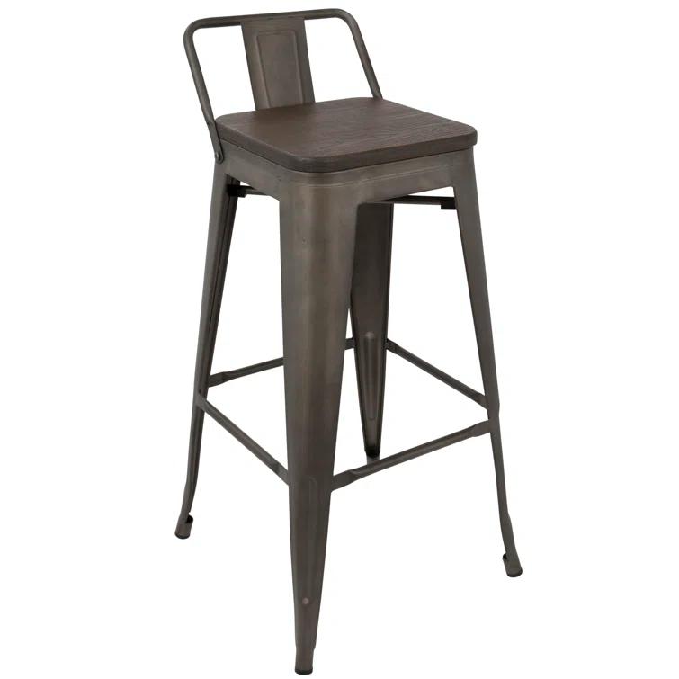 Counter Stool with Metal Frame