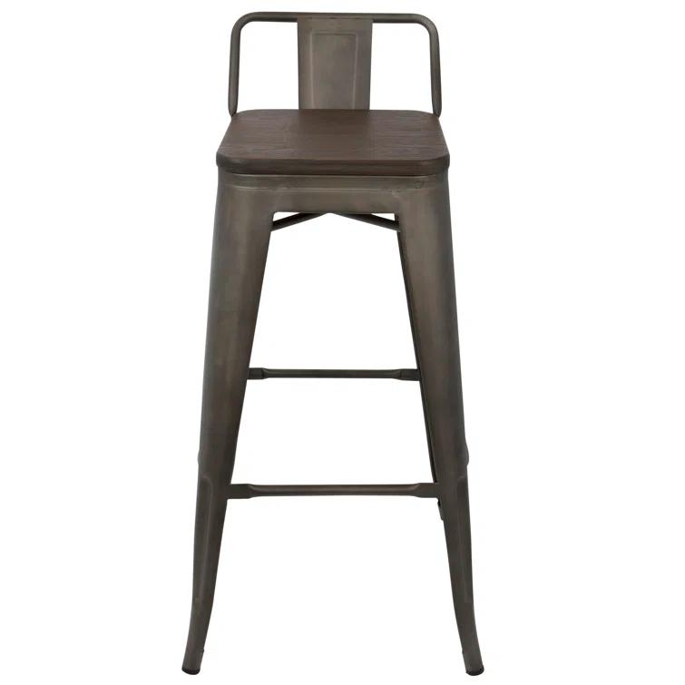 Counter Stool with Metal Frame